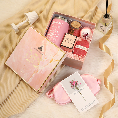 Pretty in Pink Spa Collection – 6Pc Self-Care Gift Box