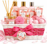 Peony Cloud Spa Gift Basket for Women – 13 Pieces