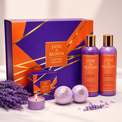 Jane & Bloom Spa Gift Set: A Date Escape to Provence — Lavender & Bergamot