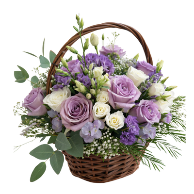 Lavender Love Basket