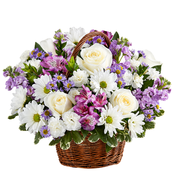 Lavender Spring Basket